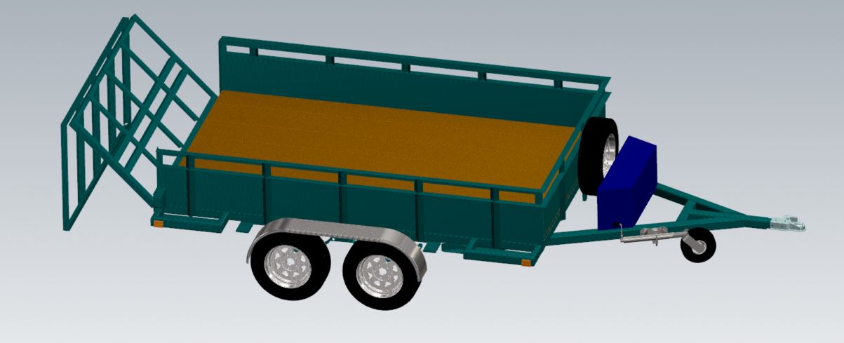 Utility Trailer๦܇3DģD STPʽ