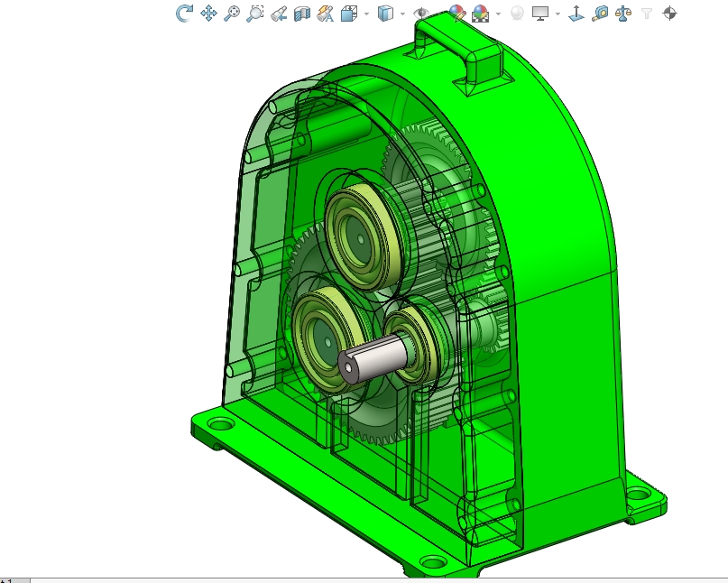 Gear+ReductionX݆(dng)3D(sh)ģD+SolidworksO(sh)Ӌ(j)