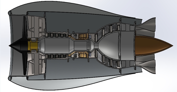 Jet EnginelәCu3DģD SolidworksOӋ