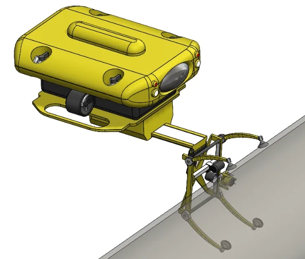 Submarine RobotͧCˮCеROVSD SolidworksO(sh)Ӌ