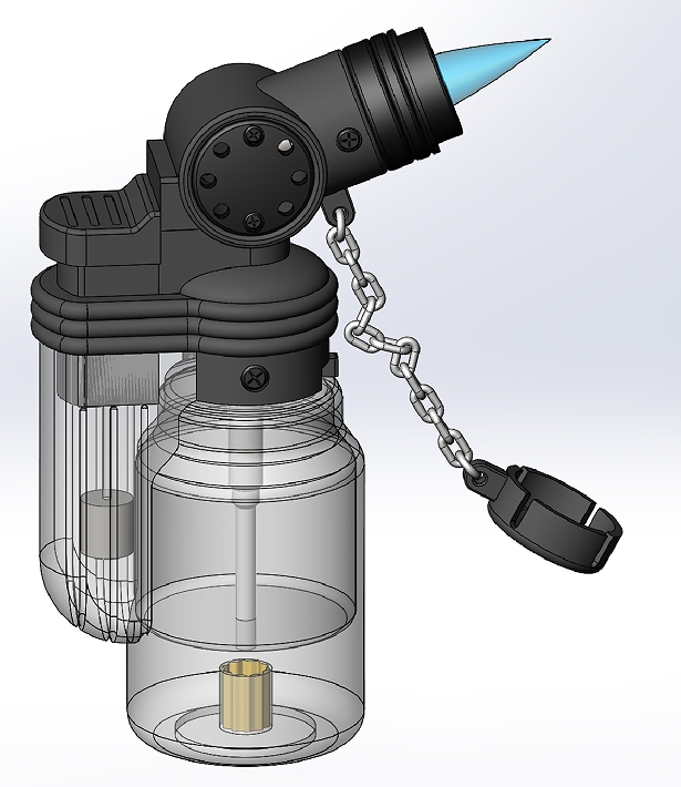 Cigarette LightercC3DD SolidworksOӋ