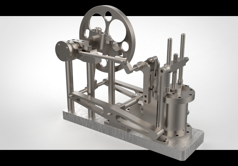 STEAM ENGINEY(ji)(gu)3DD SolidworksO(sh)Ӌ
