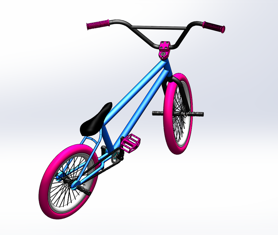Bicicleta BMXС܇ģ3DD SolidworksOӋ