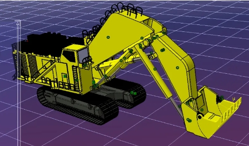 Komatsu+PC8000-11ھC(j)3D(sh)ģD+CATIAO(sh)Ӌ(j)