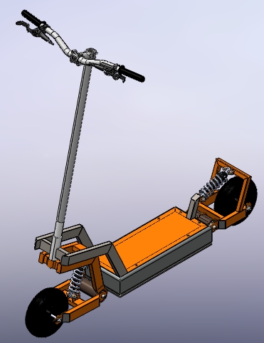 Trottinette늄ӻ܇3DD STEPʽ