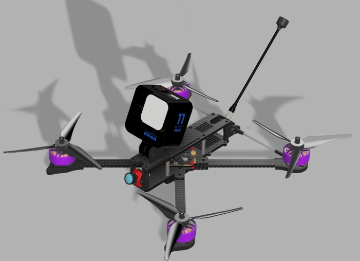 5Ӣ绨ʽFPVo˙C(j)3D(sh)ģD STEPʽ