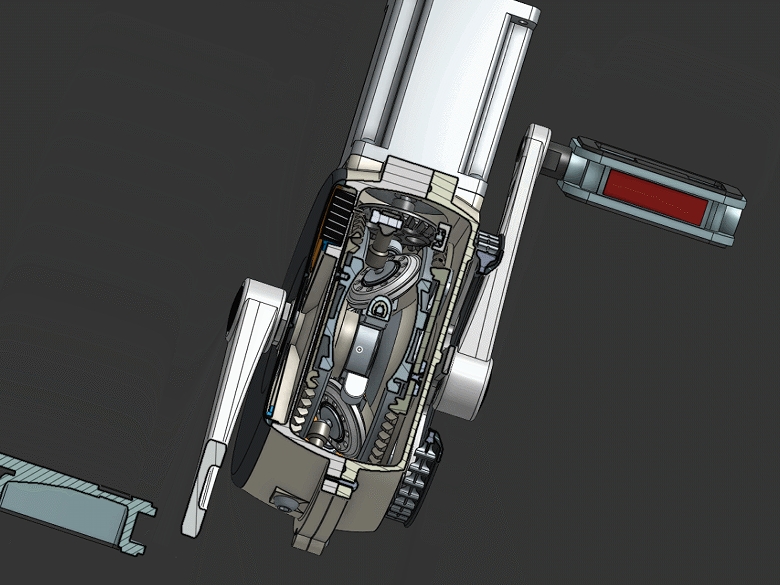 Midmotor Bicycle CVT늄܇o׃3DD x_t STEPʽ
