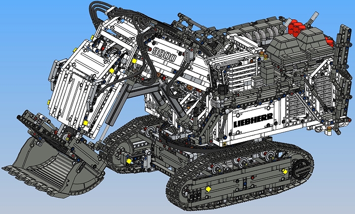 LIEBHERR R 9800 42100VھCwƴbģ3DD STEPʽ