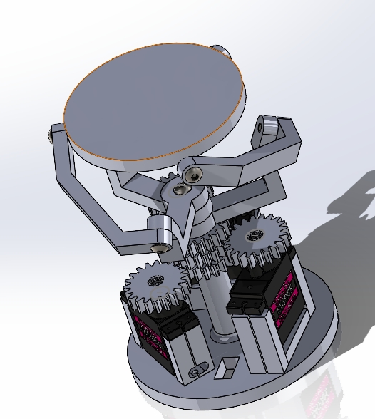 Stewartŷ늙C(j)(lin)ƽ_(ti)3DD SolidworksO(sh)Ӌ(j)