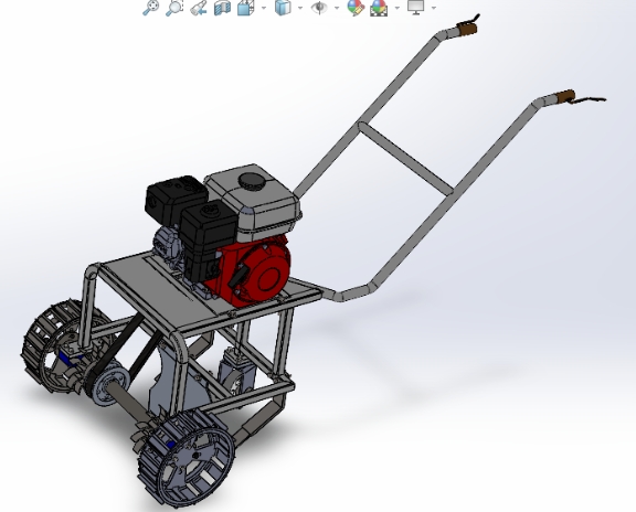 Mini tiller and weederС͸ųݙC3DD SolidworksOӋ