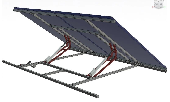 Solar Tracker̫ܸۙ3DģD STEPʽ