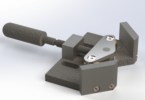 Right-Angled Welding FixtureֱǺӊA3DD SolidworksO(sh)Ӌ