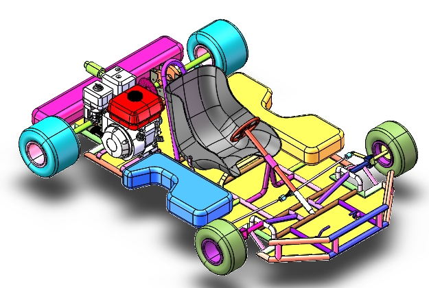 kart car㿨܇3D(sh)ģD STEPʽ