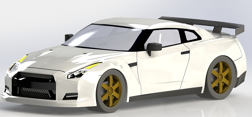 Nissan R35I܇⚤3DģD IGSʽ