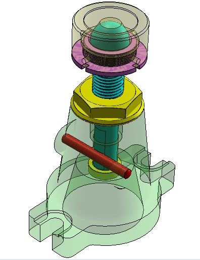 borne reglable{(dio)(ji)λ{(dio)(ji)֧3DD SolidworksO(sh)Ӌ(j)