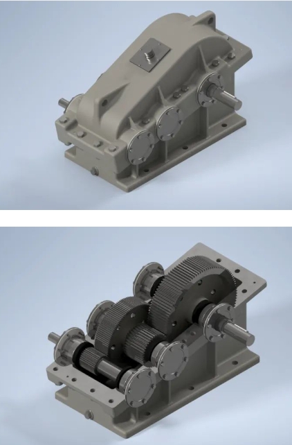 Speed reducerAֱX݆p3DģD INVENTOROӋ ƽ湤̈D