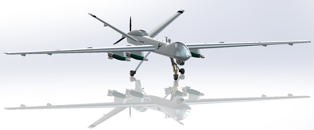 General Atomics MQ-9ʳߟo˹C3DD SolidworksOӋ