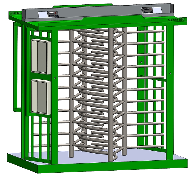 Dual TurnstilepD(zhun)ʽT3DD SolidworksO(sh)Ӌ(j)