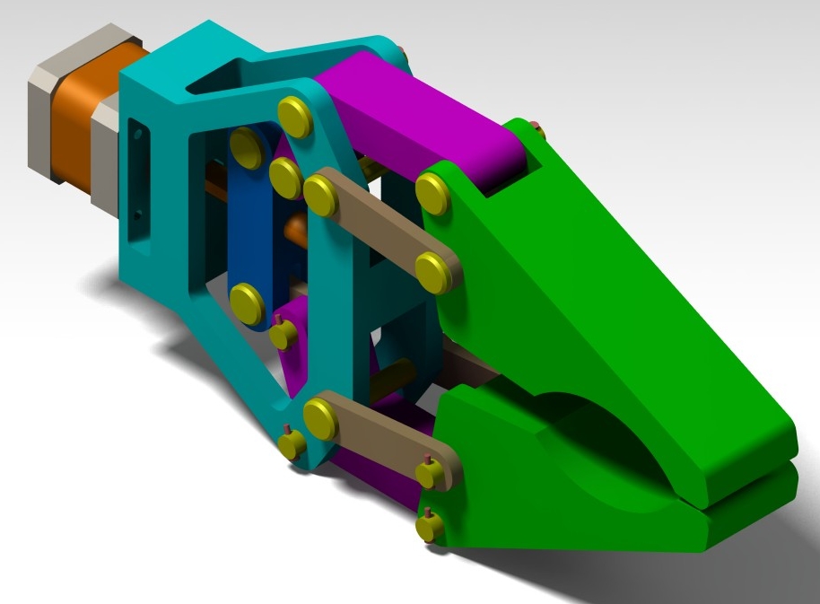 Robot GripperץȡAצ3D(sh)ģD CATIAO(sh)Ӌ