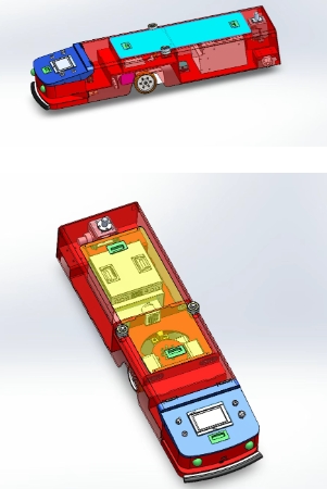 AGV򝓷3D(sh)ģD Solidworks21O(sh)Ӌ