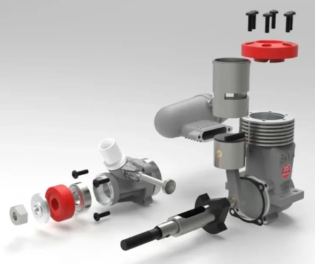 ENYA 35BB Model EnginebwC(j)ģl(f)(dng)C(j)3DD STEPʽ