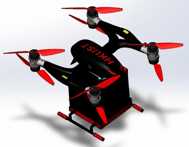 Delivery Quadcopter؛o˙C3DD SolidworksOӋ