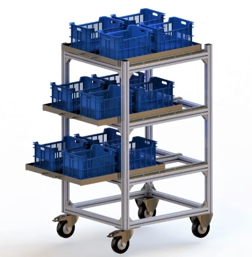 Aluminum Trolley RackX܇3DģD IGS STEPʽ