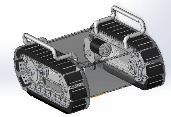 Magnetic Inspection RobotřzC3D(sh)ģD SolidworksOӋ