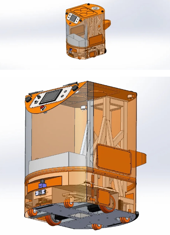 AGV܇3D(sh)ģD Solidworks20O(sh)Ӌ(j)
