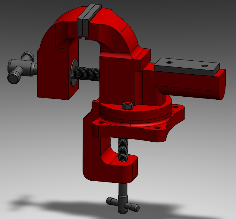 Bench Viseȫ_Q3Dģ SolidworksOӋ ƽ湤̈D