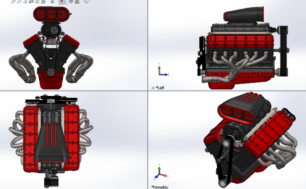 V12 Engine Modelʮװl(f)(dng)C(j)ģ3DD STEPʽ