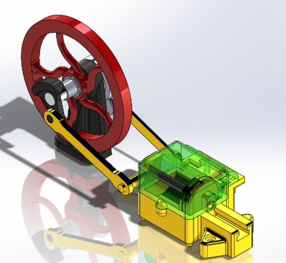 Steam Engine AssemblyC(j)Y(ji)(gu)3DD SolidworksO(sh)Ӌ(j)