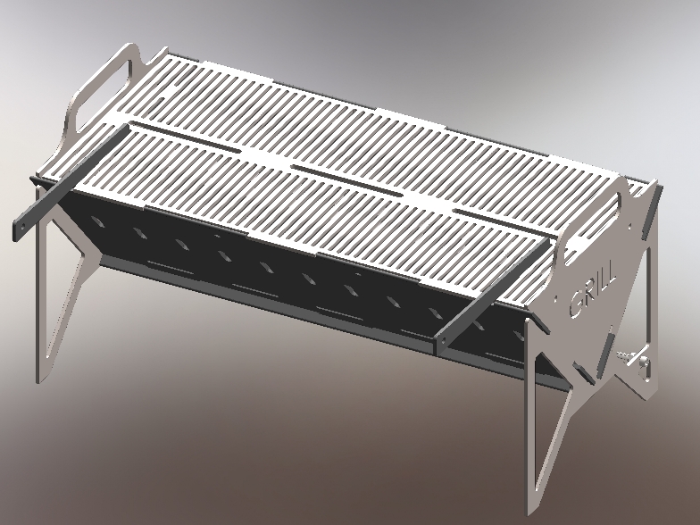 Braai Stand Modelģ3DD IGSʽ