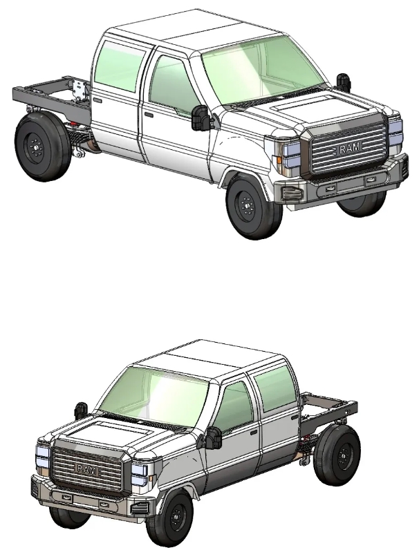 RAM 2500 ͣHDƤ܇3D(sh)ģD STEPʽ