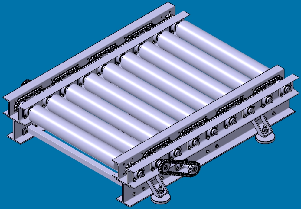 Roller ConveyorLͲݔ͙C3DģD CATIAOӋ STP