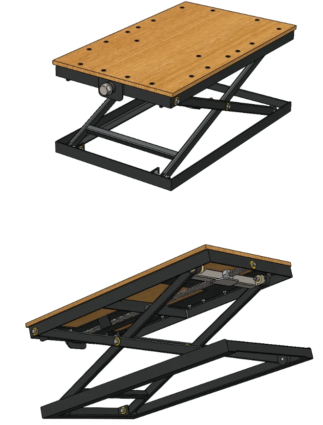 Scissor Liftʽ_3DģD SolidworksOӋ