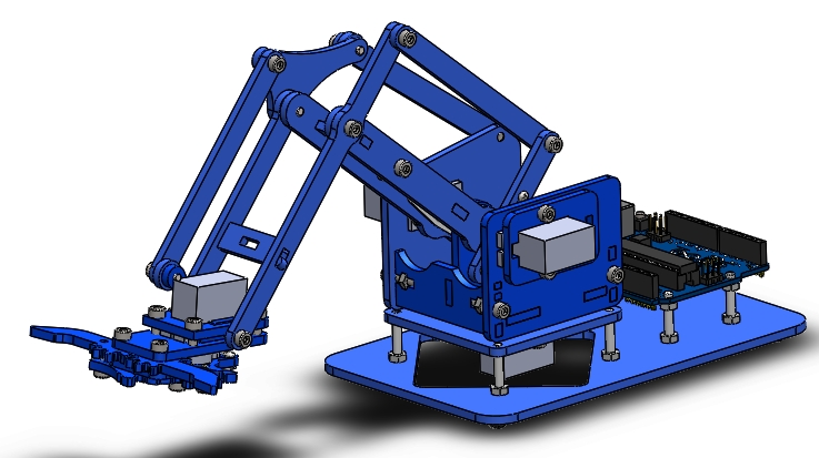MeArm V1.0C(j)е3DD Solidworks23O(sh)Ӌ(j)