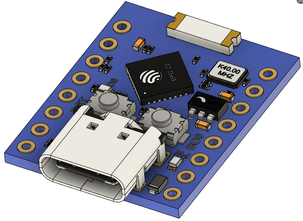 ESP32C3(j)_(ki)l(f)3D(sh)ģD STEPʽ