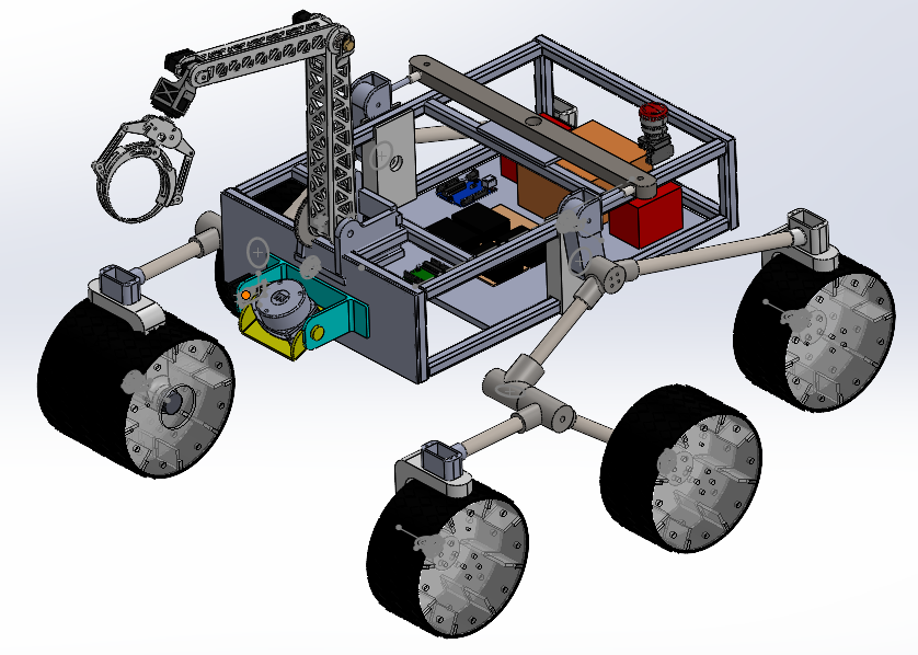 Isro Robotics Mars Rover܇ģ3DD STEPʽ