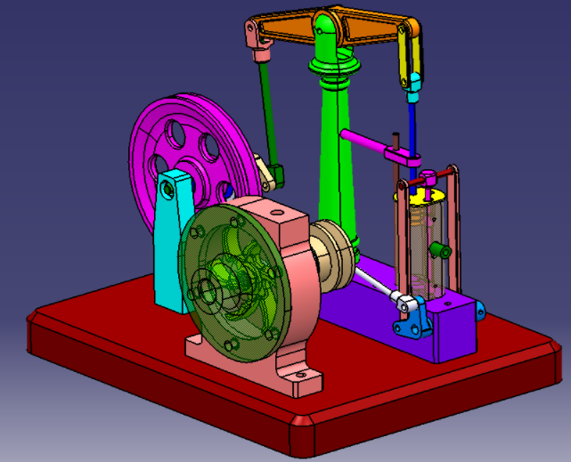 Steam EngineC(j)b3D(sh)ģD CATIAO(sh)Ӌ(j)