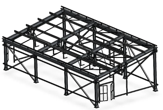 18x9 H5.5m䓿3D(sh)ģD SolidworksO(sh)Ӌ(j) ƽ湤̈D