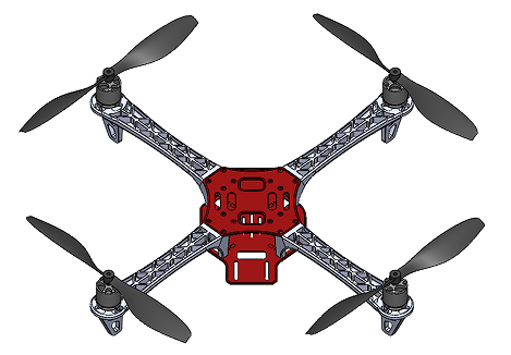 F450o˙CCܺ׽Y(ji)(gu)3DD SolidworksO(sh)Ӌ