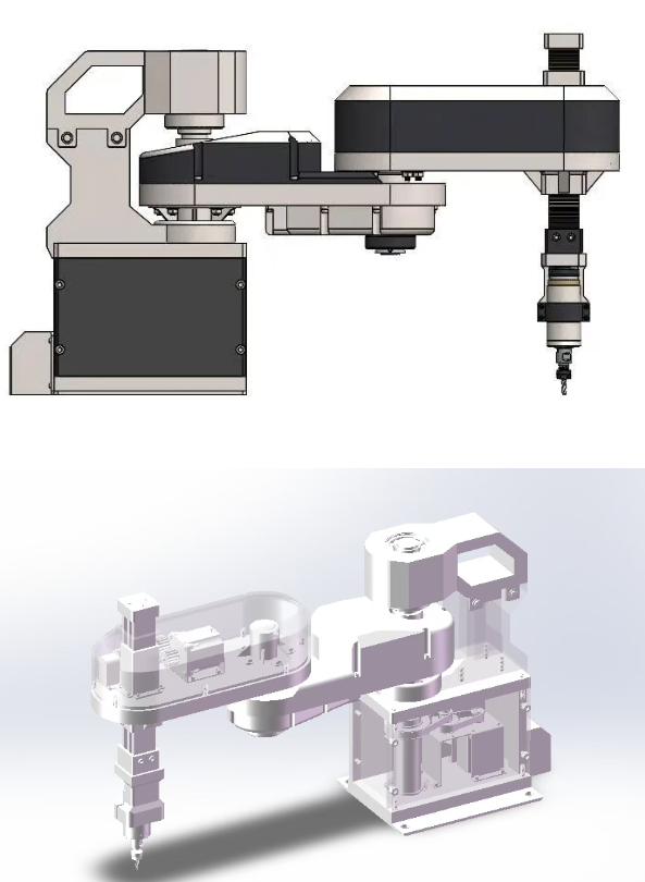 Manh Robot ScaraCе3DģD STEPʽ