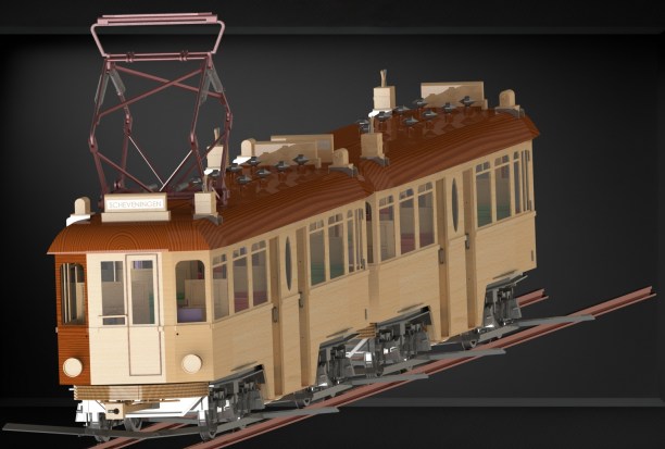 BLAUWE TRAM{܇3DģD STEPʽ ƽ湤̈D