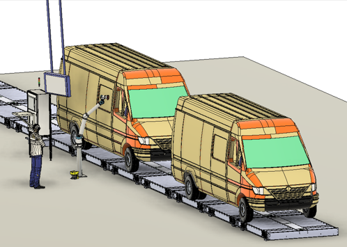 Van Inspection Line؛܇zy3DģD STEPʽ