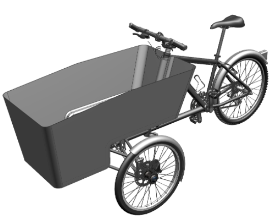 Tilting tricycle݆܇3D(sh)ģD STPʽ