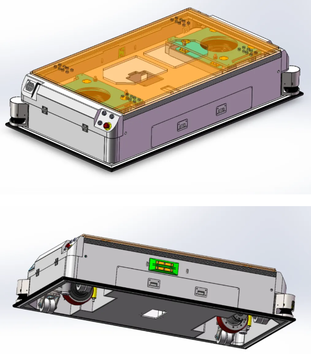 ʽAGV 3D(sh)ģD Solidworks18O(sh)Ӌ(j)