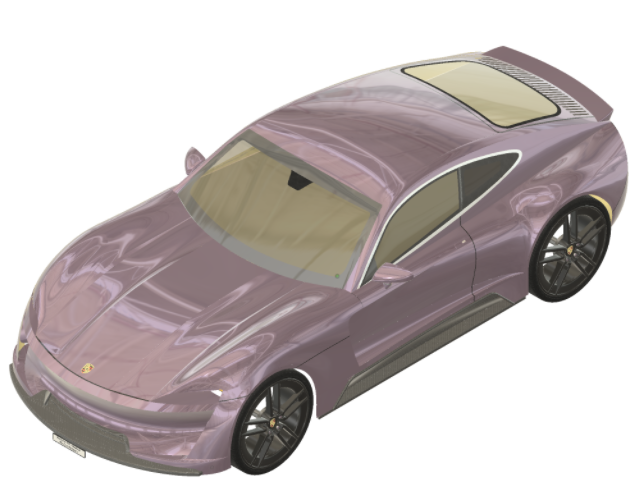 Porsche 911 - Replica܇⚤3DģD STEPʽ