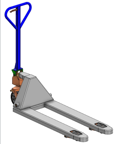 Pallet TruckбP܇3DģD X_Tʽ ƽ湤̈D