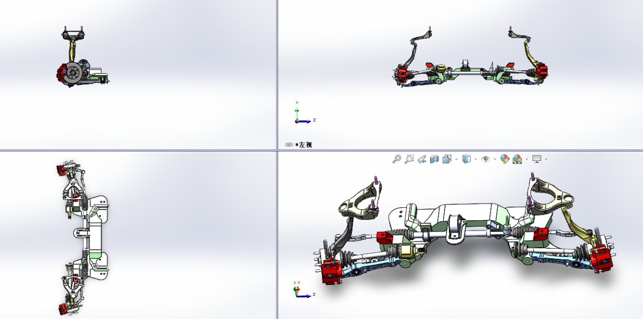 SuspensionҒY(ji)(gu)3DD SolidworksO(sh)Ӌ(j)